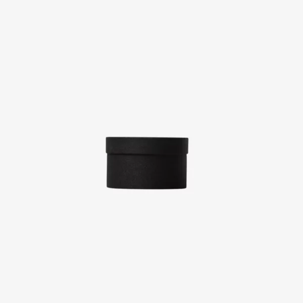 Boite à chapeau noire D15H9 cm