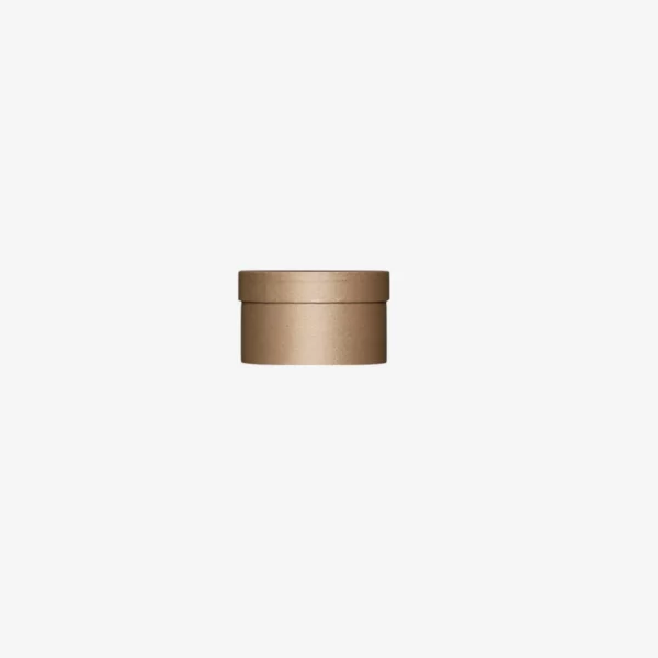 Boite à chapeau dorée D15*H9 cm